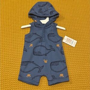 Carters new born whale romper